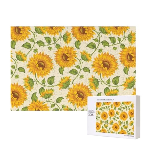 Frische Sonnenblumen-Sortimente gedruckt,300 Teile Holzpuzzle Familienspiel Puzzles für Erwachsene Teenager Heimdekoration Frische Sonnenblumen-Sortimente gedruckt,300 Teile Holzpuzzle Familienspiel Puzzles für Erwachsene Teenager Heimdekoration von EgoMed