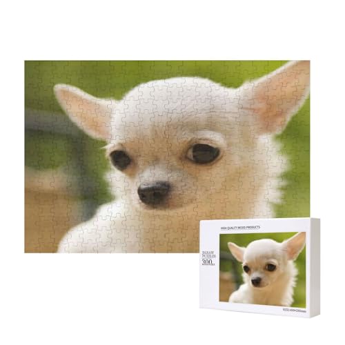 Weißes Chihuahua-Hundegesicht,300 Teile Holzpuzzle Familienspiel Puzzles für Erwachsene Teenager Heimdekoration Weißes Chihuahua-Hundegesicht,300 Teile Holzpuzzle Familienspiel Puzzles für Erwachsene Teenager Heimdekoration von EgoMed