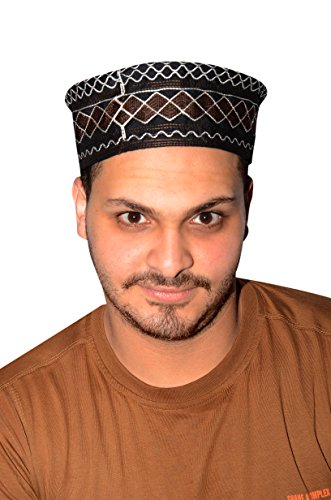 Egypt Bazar Traditionelle Arabische Kopfbedeckung - Araber - Karnevalskostüm/Farbe: schwarz-braun von Egypt Bazar