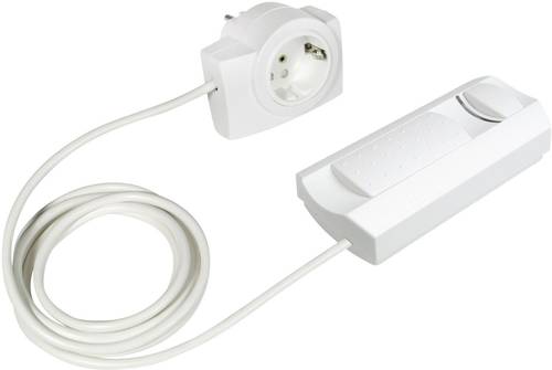 Ehmann 2660x0109 Schnurdimmer Geeignet für Leuchtmittel: Halogenlampe, Glühlampe Weiß von Ehmann