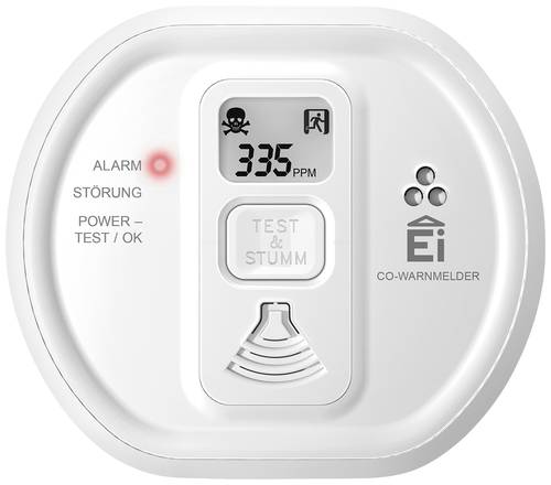 Ei Electronics Ei208D-3X179 Kohlenmonoxid-Melder inkl. 10 Jahres-Batterie batteriebetrieben detektie von Ei Electronics