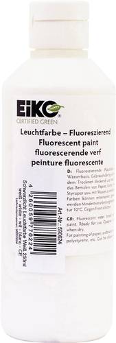 EiKO UV-Leuchtfarbe Weiß 250ml von EiKO