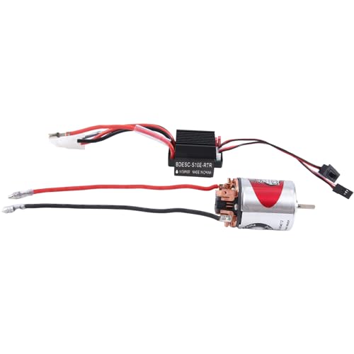 Eighosee 540 Brushed Motor 12T & 320A ESC Brushed Motor Speed Controller mit 2A BEC für 1/10 RC Off-Road Racing Car Truck Replacement von Eighosee