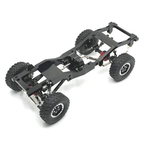 Eighosee Für MN 1/12 MN82 LC79 RC Auto Ersatzteile Metall Upgrade Carframe Modifikation Chassis Rahmen Kit Schwarz von Eighosee