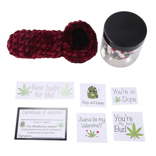 Eighosee Handgefertigte Weed Blocks Plüschtiere Neue Süße Plüschtiere Häkeln Weben Little Weed Plushie C von Eighosee