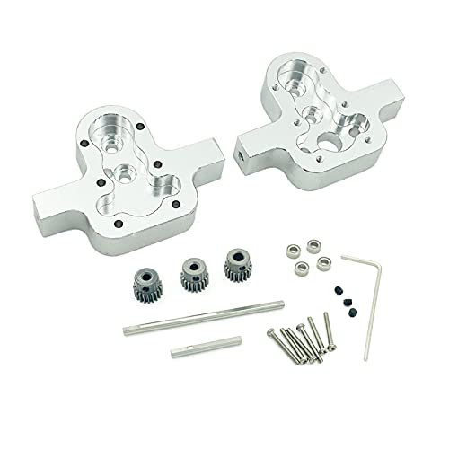 Eighosee Metall Getriebe Getriebe GetriebegehäUse für C14 C24 B24 B36 MN D90 D99 MN99S RC Auto Upgrade Teile,5 von Eighosee