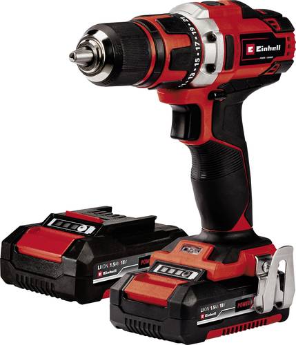 Einhell Power X-Change TE-CD 18/40-1 Li (2x1,5 Ah) 4513939 Akku-Bohrschrauber 18V 1500 mAh Li-Ion in von Einhell