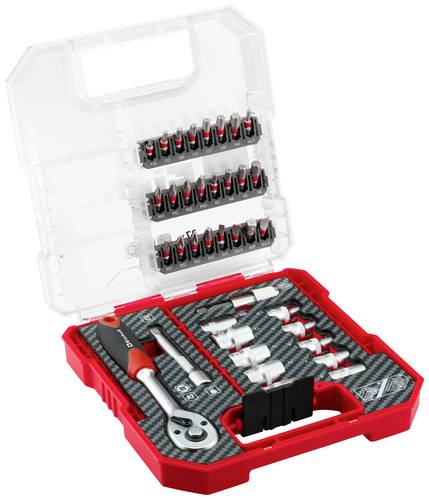 Einhell Steckschlüssel-Bit-Einsatz-Set 1/4  37teilig 109022 von Einhell