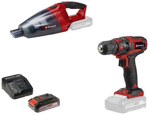 Einhell TC-CD 18/35+TE-VC 18 (1x2,5Ah) 4326596 Werkzeugset Akkugeräte von Einhell