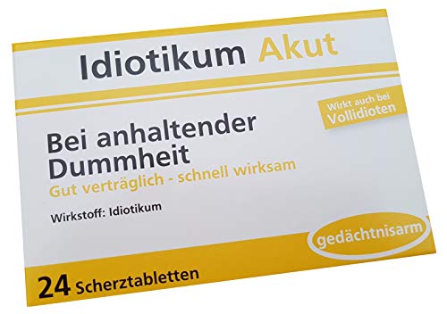 Einkaufszauber Idiotikum Scherztabletten von Einkaufszauber