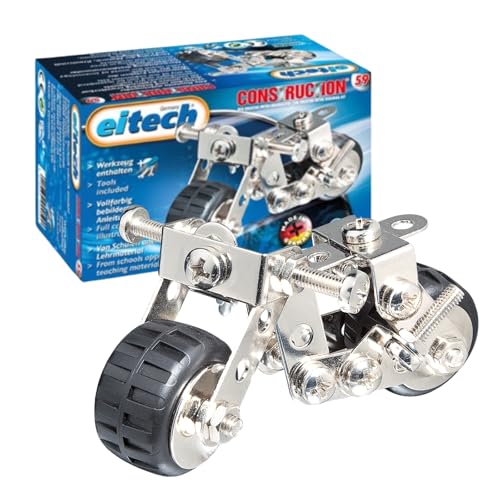 Eitech 00059 Metallbaukasten - Motorrad, Multicolor von Eitech