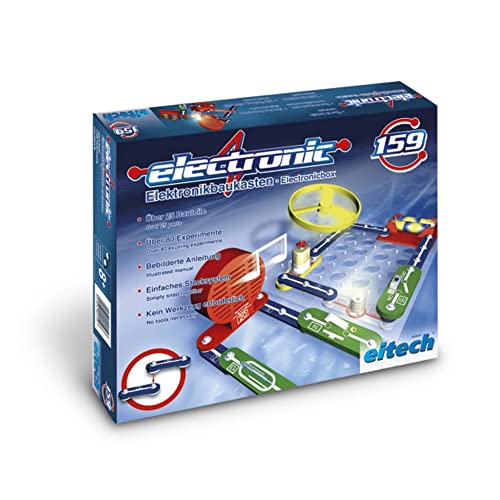 Eitech 00159 00159-Experimentierbaukasten Elektronik Set, 25-teilig, Multi Color von Eitech