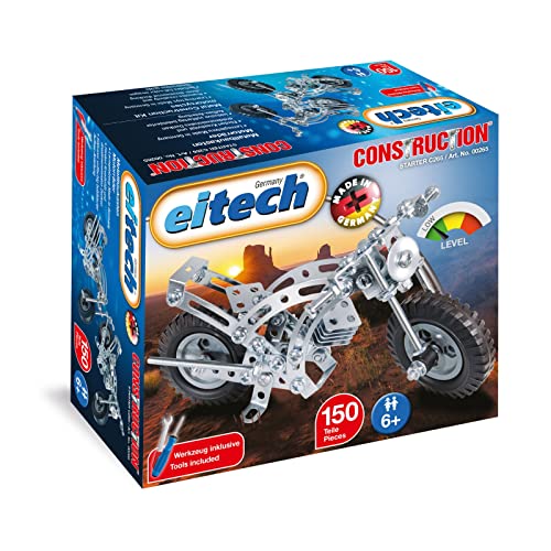 Eitech 00265 Metallbaukasten - Motorrad II, Multicolor von Eitech