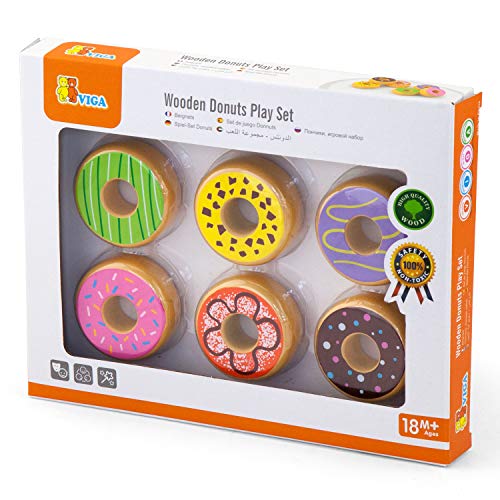 VIGA 51604 Toys - Donuts - 6 stücke von Eitech