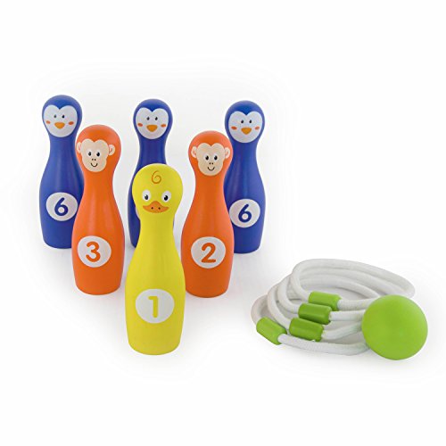 Viga 50665 Toys-Ringwurf-und Bowlingspiel, Multi Color Viga 50665 Toys-Ringwurf-und Bowlingspiel, Multi Color von Eitech