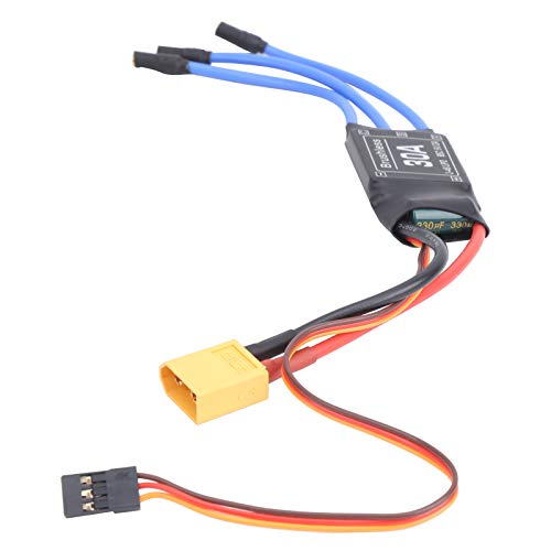 30A Brushless ESC, Brushless Regler XT60 Stecker Eletronic Speed ​​Controller Elektronischer Drehzahlregler für RC Fernsteuerung Drohne Hubschrauber FPV von Ejoyous