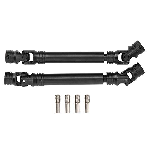 Ejoyous 2Pcs RC Auto Antriebswelle, RC Fernbedienung Stahl DriveShaft Zubehör Mit Mehreren Keilwellen Getriebewelle Ersatzteil, für SCX10 Serie 313 RC Crawler Automodell 105-157mm von Ejoyous