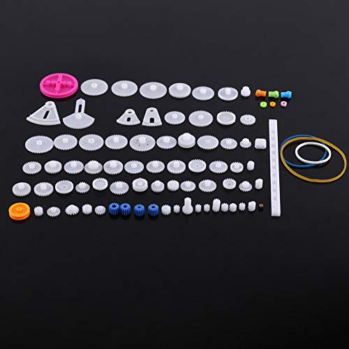 Kunststoff Zahnräder Modellbau, Kleines Plastik Zahnrad Übersetzung Mini Motor Getriebe Zahnradsatz, Zahnrad Ersatzteile für DIY RC Rdron Auto Helikopter Modellhubschrauber Spielz (85 Arten Gear-Kit) Kunststoff Zahnräder Modellbau, Kleines Plastik Zahnrad Übersetzung Mini Motor Getriebe Zahnradsatz, Zahnrad Ersatzteile für DIY RC Rdron Auto Helikopter Modellhubschrauber Spielz (85 Arten Gear-Kit) von Ejoyous