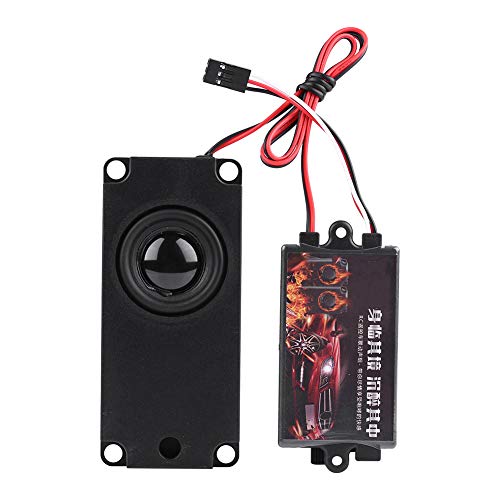 RC Auto Motor Sound Simulator, RC Car Engine Sound Simulierter mit 1 Lautsprecher für 1/10 Fahrzeugmodelle von Ejoyous