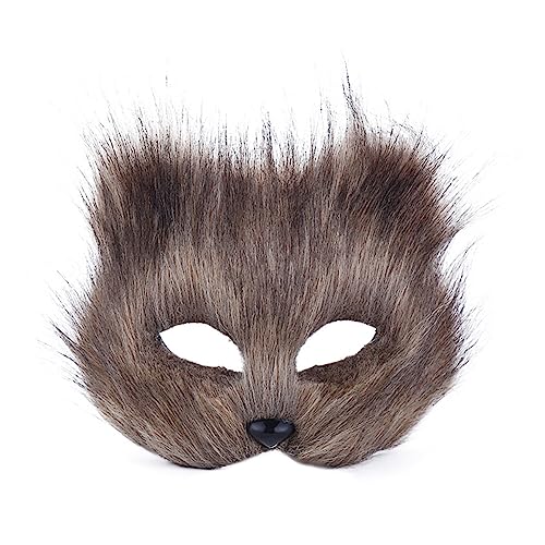 Ekakashop Maskerade Maske Damen Herren Party Maske Halbmasken Gesichtsmaske Fuchs Masken Tiermaske Halloween Maske Für Erwachsene Kreative Maske für Karneval, Cosplay, Halloween Party von Ekakashop