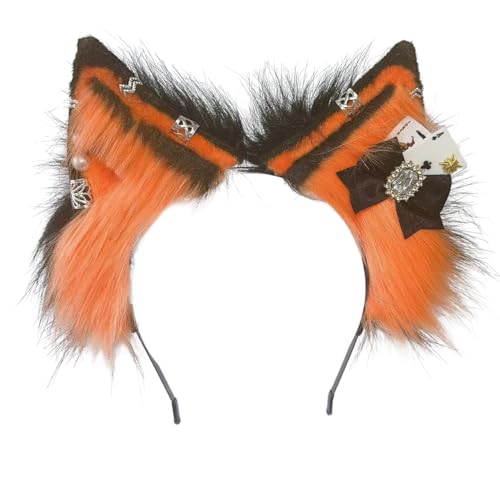 Ekwikzz Katze Cosplay Ohren Katzenohren Stirnbänder Clips Zubehör Punk Gothic BL Bow WH Gem Poker ODER Ekwikzz Katze Cosplay Ohren Katzenohren Stirnbänder Clips Zubehör Punk Gothic BL Bow WH Gem Poker ODER von Ekwikzz
