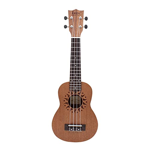 53,3 cm Ukulele, 4 Saiten, kleine Gitarre, einfache Nylonsaiten, Ukulele für Anfänger, Kinder, Musikinstrument von Eladcncmc