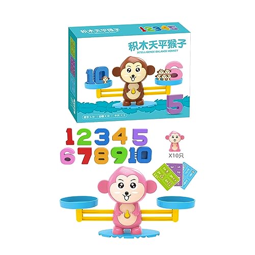 Eladcncmc Kids Math Game Relieve Boredom Scale Number Board Game Digtal Math Board for Play Funny Table Toy Best G von Eladcncmc