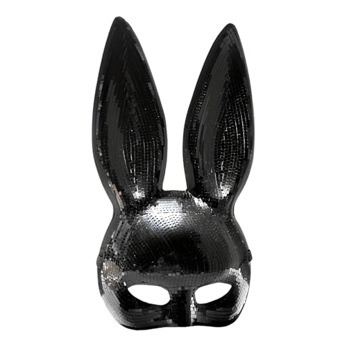 Eladcncmc Realistische Kaninchen Tiermaske Für Erwachsene Cosplay Kaninchen Kostüm Zubehör Große Augen Designs Atmungsaktiver Masken Charm von Eladcncmc