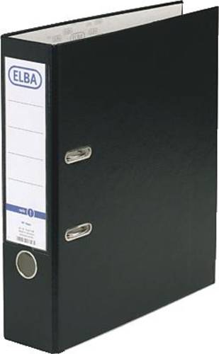 Elba Ordner rado basic DIN A4 Rückenbreite: 80mm Schwarz 2 Bügel 10456SW von Elba