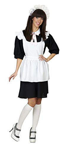 Andrea Moden - Kostüm Stubenmädchen, Kleid inklusive Schürze, Hausmädchen, Putzfrau, Zimmermädchen, Cosplay, Mottoparty, Karneval von Elbenwald