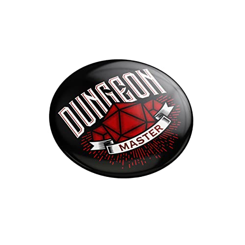 Elbenwald Button mit Dungeon Master Motiv für RPG Fans Ø 5,5 cm Elbenwald Button mit Dungeon Master Motiv für RPG Fans Ø 5,5 cm von Elbenwald