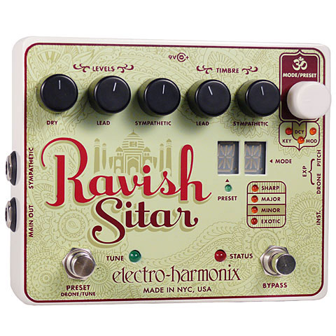 Electro Harmonix Ravish Sitar Effektgerät E-Gitarre von Electro Harmonix