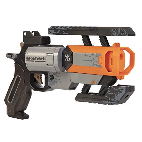EA Apex Legends - Jakks Wingman Spielzeug Pistole, Replikat mit Nachstoß, zum Nachladen, grau, 407254 EA Apex Legends - Jakks Wingman Spielzeug Pistole, Replikat mit Nachstoß, zum Nachladen, grau, 407254 von Electronic Arts