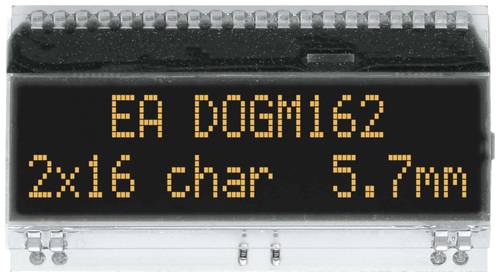 DISPLAY VISIONS 7-Segment-Anzeige 5.57mm 3.3 V, 5V Ziffernanzahl: 2 EADOGM162S-A von DISPLAY VISIONS