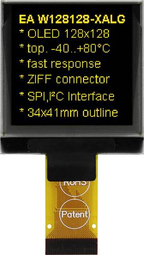 DISPLAY VISIONS OLED-Display (B x H x T) 33.8 x 36.5 x 2.05mm von DISPLAY VISIONS