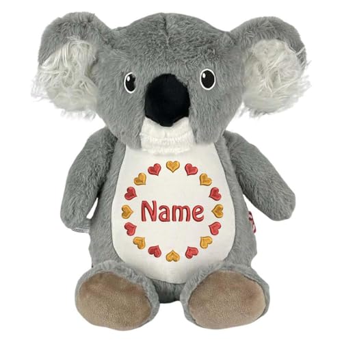 Elefantasie Personalisiertes Stofftier Koala Kuscheltier Bestickt Plüschtier zur Geburt Stickmotiv Herzkreis Elefantasie Personalisiertes Stofftier Koala Kuscheltier Bestickt Plüschtier zur Geburt Stickmotiv Herzkreis von Elefantasie