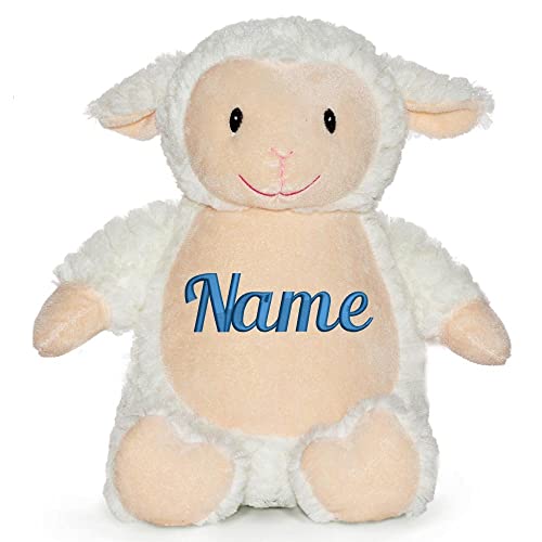 Elefantasie Stofftier mit Name Bestickt Kuscheltier Schaf personalisiert Name von Elefantasie