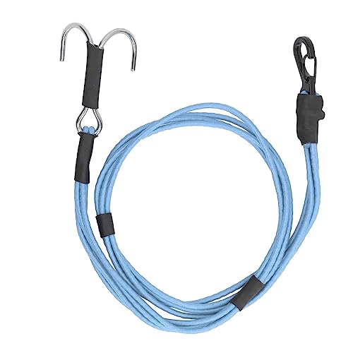 Elelif RC Crawler Kinetischer Windengurt, elastisches Seil, Rettungsschleppanhänger-Seilgurt mit Haken für 1/10 1/8 RC-Auto ﻿ (Blue) von Elelif