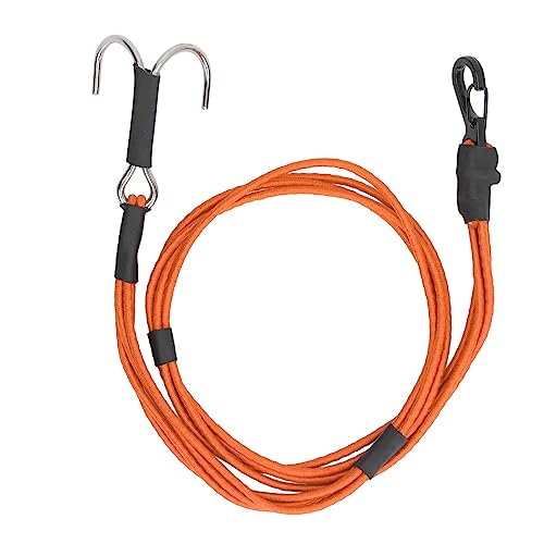 Elelif RC Crawler Kinetischer Windengurt, elastisches Seil, Rettungsschleppanhänger-Seilgurt mit Haken für 1/10 1/8 RC-Auto ﻿ (Orange) von Elelif