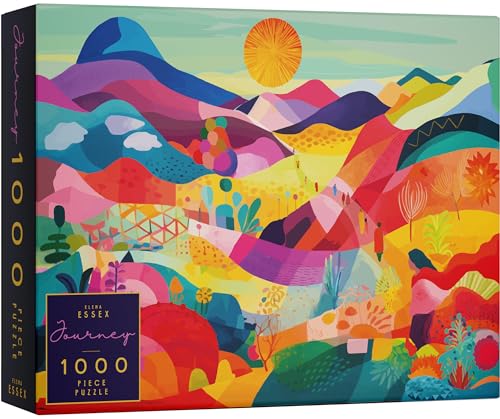 Elena Essex Puzzle 1000 Teile - Journey/Puzzle Erwachsene/Puzzel/Puzzle 1000 / Buntes Cooles abstraktes Kunstpuzzle/puzzlegröße 70 x 50 cm von Elena Essex