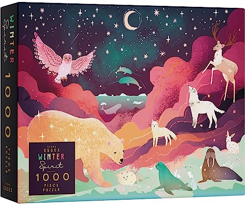 Elena Essex Puzzle Weihnachten - Wintergeist | Weihnachtspuzzle 1000 Teile | Puzzle 1000 Teile | Puzzle Geschenk Dekorationen | Puzzlegröße 70x50cm von Elena Essex