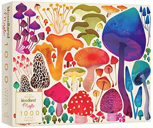 Elena Essex Puzzle 1000 Teile - Woodland Magic/Puzzle für Erwachsene/Schwer 1000 Teile Pilz Farbe/Puzzlegröße 70 x 50 cm von Elena Essex