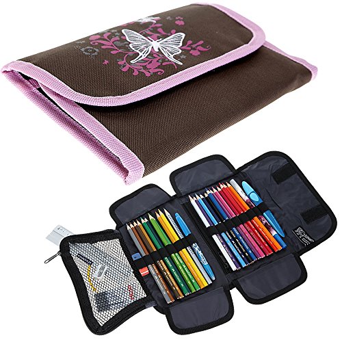 Elephant Federmäppchen XL Schülermäppchen Mäppchen/Flora Braun Rosa Elephant Federmäppchen XL Schülermäppchen Mäppchen/Flora Braun Rosa von Elephant