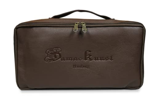 Tasche,Hülle aus Kunstleder für Backgammon Brett, Schachkassette, Schachspiel (30 cm) von Elessar