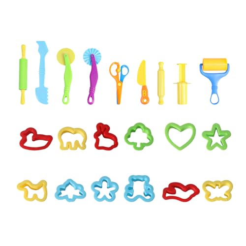 ElevaPulse Knete Zubehör Set mit 21 Teilen, Weltraum und Enten Formen für kreatives Spielen, Play Doh Werkzeuge für Kinder ab 2 Jahren, Inklusive 9-teiliges Werkzeug Set und 12-teiliges Formen ElevaPulse Knete Zubehör Set mit 21 Teilen, Weltraum und Enten Formen für kreatives Spielen, Play Doh Werkzeuge für Kinder ab 2 Jahren, Inklusive 9-teiliges Werkzeug Set und 12-teiliges Formen von ElevaPulse