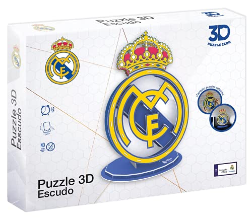 ELEVEN FORCE 14818 EF-14818 Puzzle Wappen 3D Real Madrid CF, bunt von Eleven Force