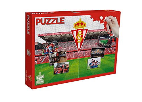 Eleven Force 12470 Gijón Real Sporting Puzzle 1000 Teile, Farbig von Eleven Force