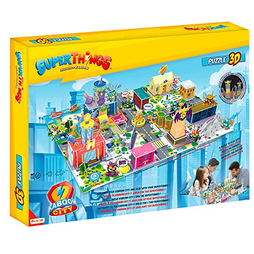 Eleven Force 15532 3D-Puzzle Superthings Kaboom City 2022 (Erweiterung) Spielzeug-3D-Puzzle, bunt, único von Eleven Force