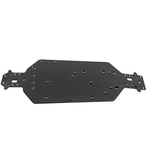 ElgnAura Aluminium -Legierung RC Chassis Bottom Guard Upgrade Teile Chassis -Rüstung für HSP 94107 94111 94110 94124 RC Car (Schwarz) von ElgnAura