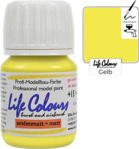 Elita LC000011-SM-015 Modellbau-Farbe Gelb 15ml von Elita